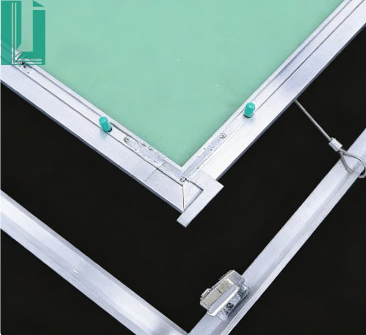 300×300 Gypsum Board Access Panel Ceiling Aluminum Frame for Plumbing Electrical Access