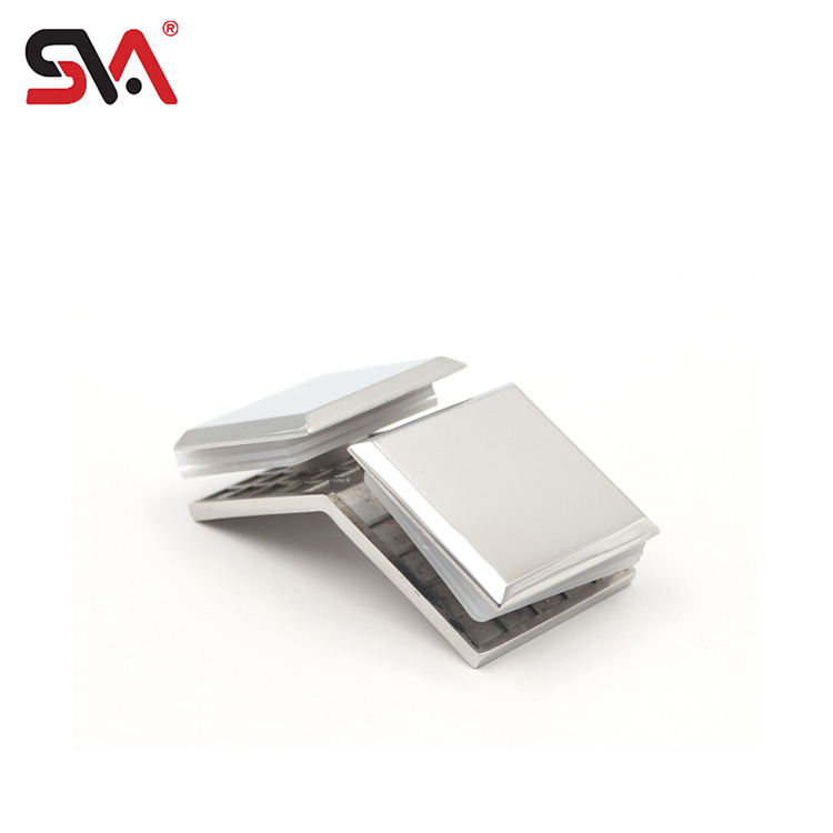 Modern Stainless Steel 135 Degree Glass Shower Door Hinge Patch Clamp