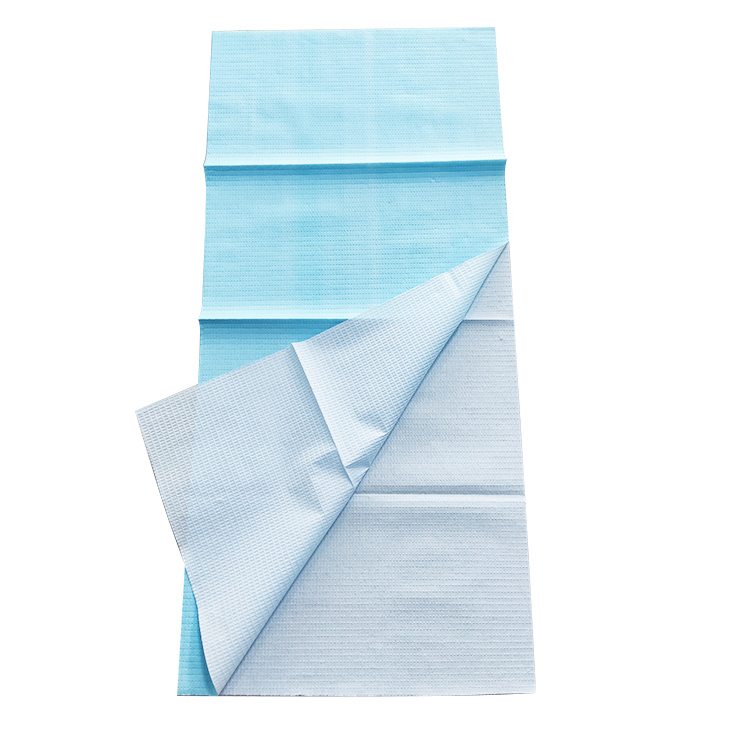 Professional Paper +PE Film Disposable Waterproof Medical Bed Sheet