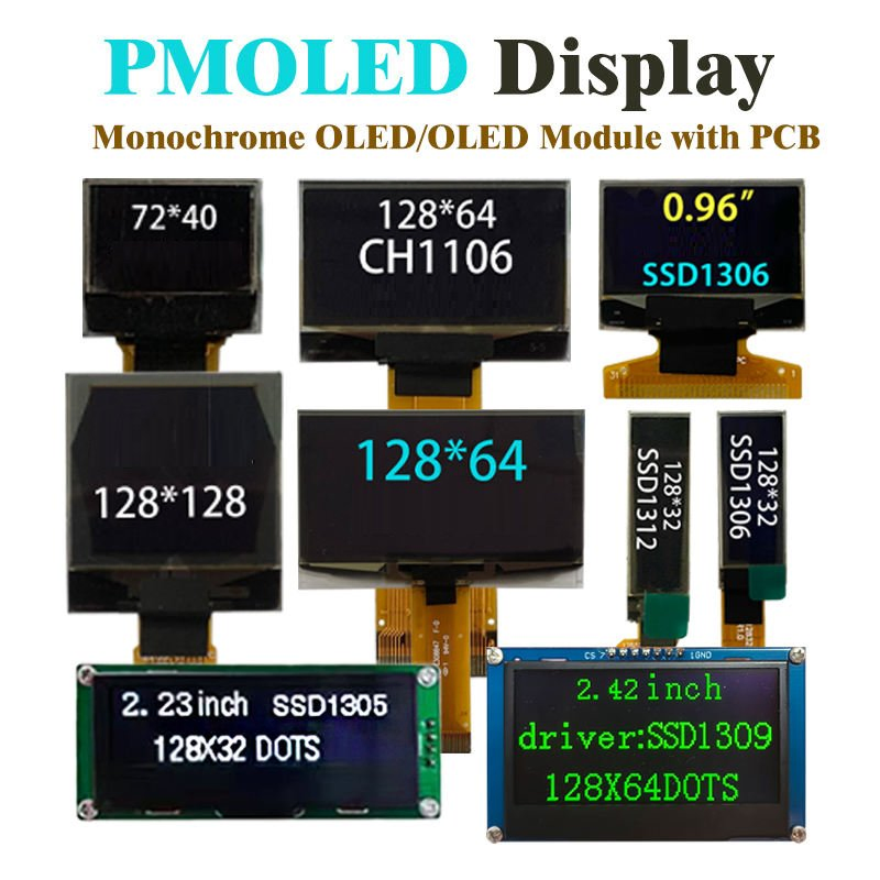 OLED-дисплей 0.49" с интерфейсом I2C (ST7315)