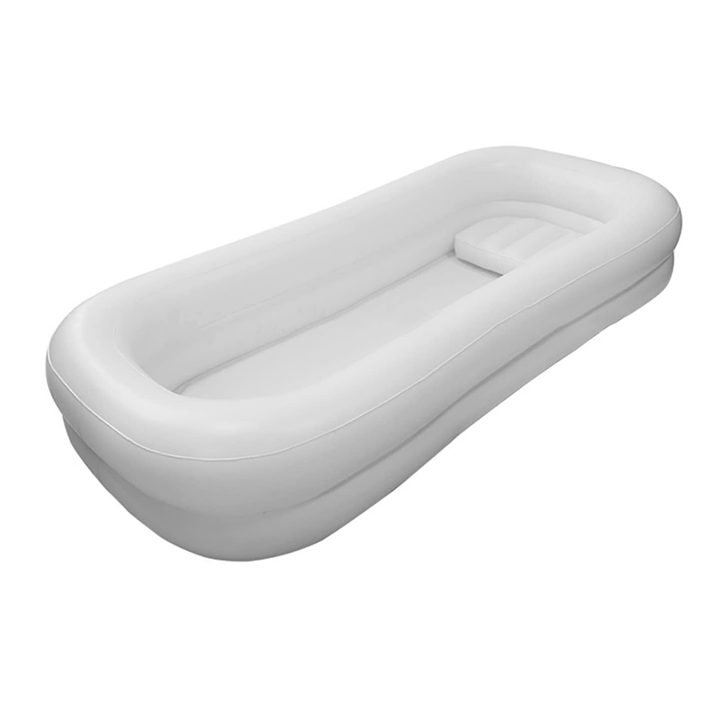 Inflatable Bathtub Air Pillow Bedside Shower Kit PVC Medical Inflatable Bathtub Shower
