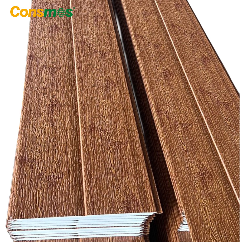 PU Sandwich Panels Polyurethane Board Metal Carved Wall Cladding Panel