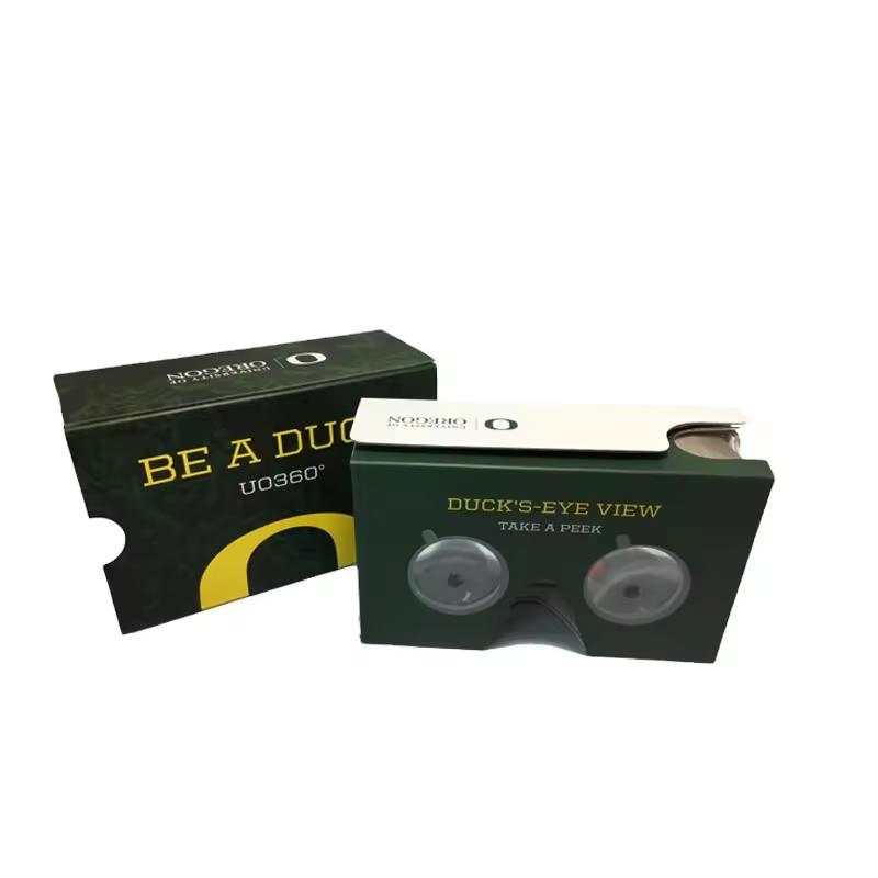 Factory Supply Customize Full Color Logo Printed Lamination Cardboard Google Cardboard Paper Vr Movie Video Glasses