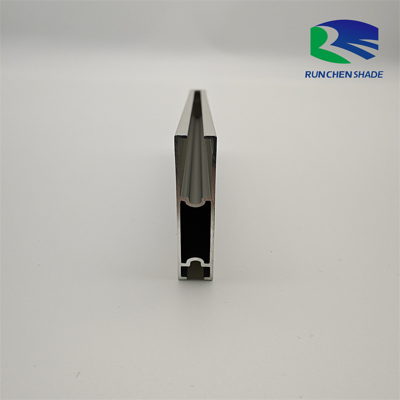 Black Anodized Aluminum Roller Shutter Door Profile Aluminum Profile