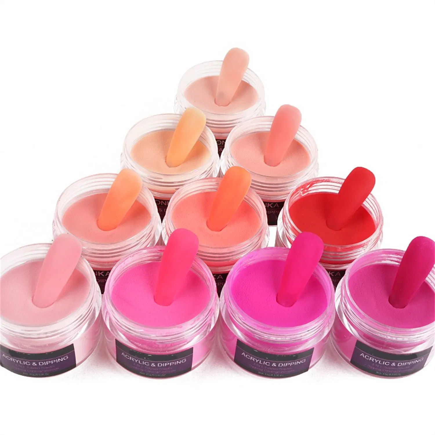 Nail Supplies Custom Private Label Nail Extension Art Design 3 in 1 Nails Pigments Acrylic Powder Bulk Wholesale Nail Acrylic Dipping Powder