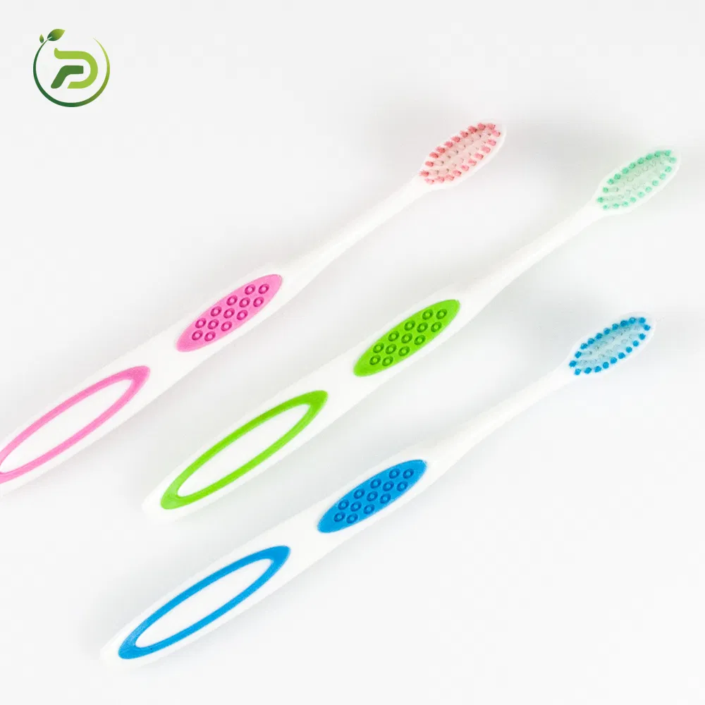 ISO Approved Manufacturer OEM Plastic Nylon Charcoal Adult Manual Toothbrush