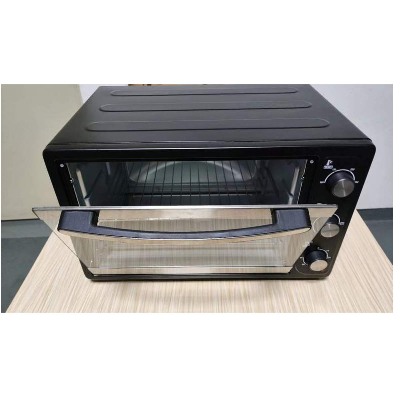 55L Professional Custom Black Electric Oven with Timer Smart Home Baking Electric Toaster Oven