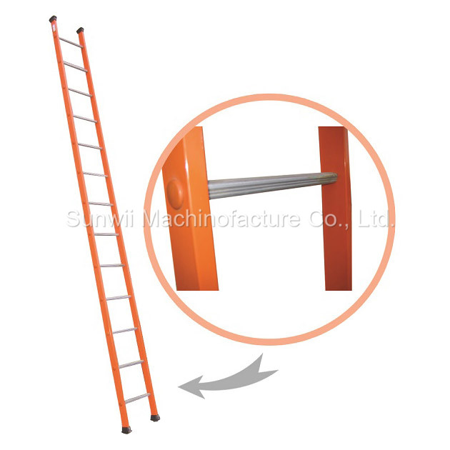 Straight Steel or Aluminum/Aluminium Scaffold Step Ladder