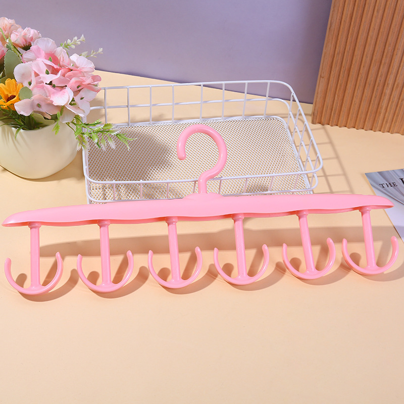 12 Hooks Hanger Plastic Hangers Multi-Function Hanger 12 Slots Hanger