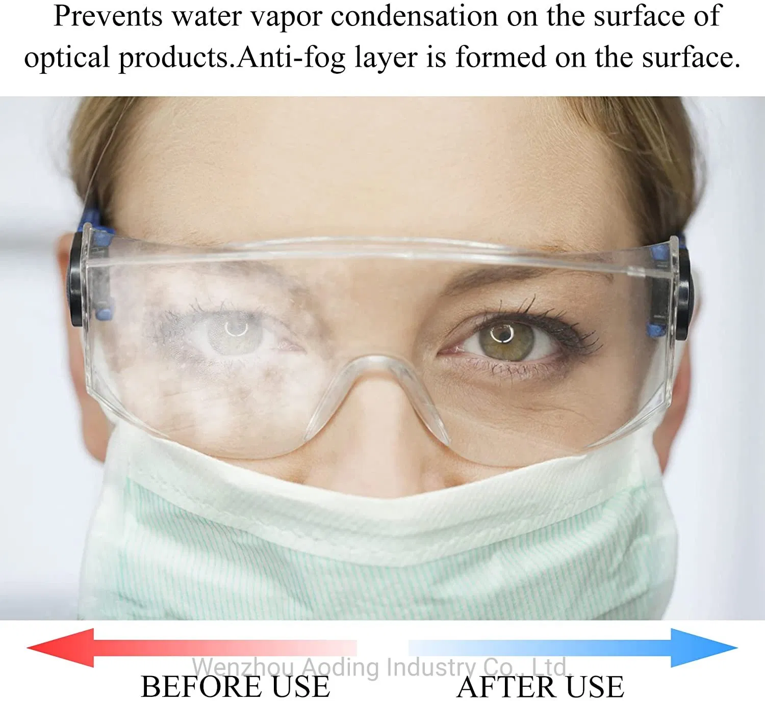 Eyeglasses Cleaning Wipes Cell Phone Tissue Towel Anti Fog Wipes Lens Glasses Screen Wet Wipes Material Paper Custom Anti Fog Wipes