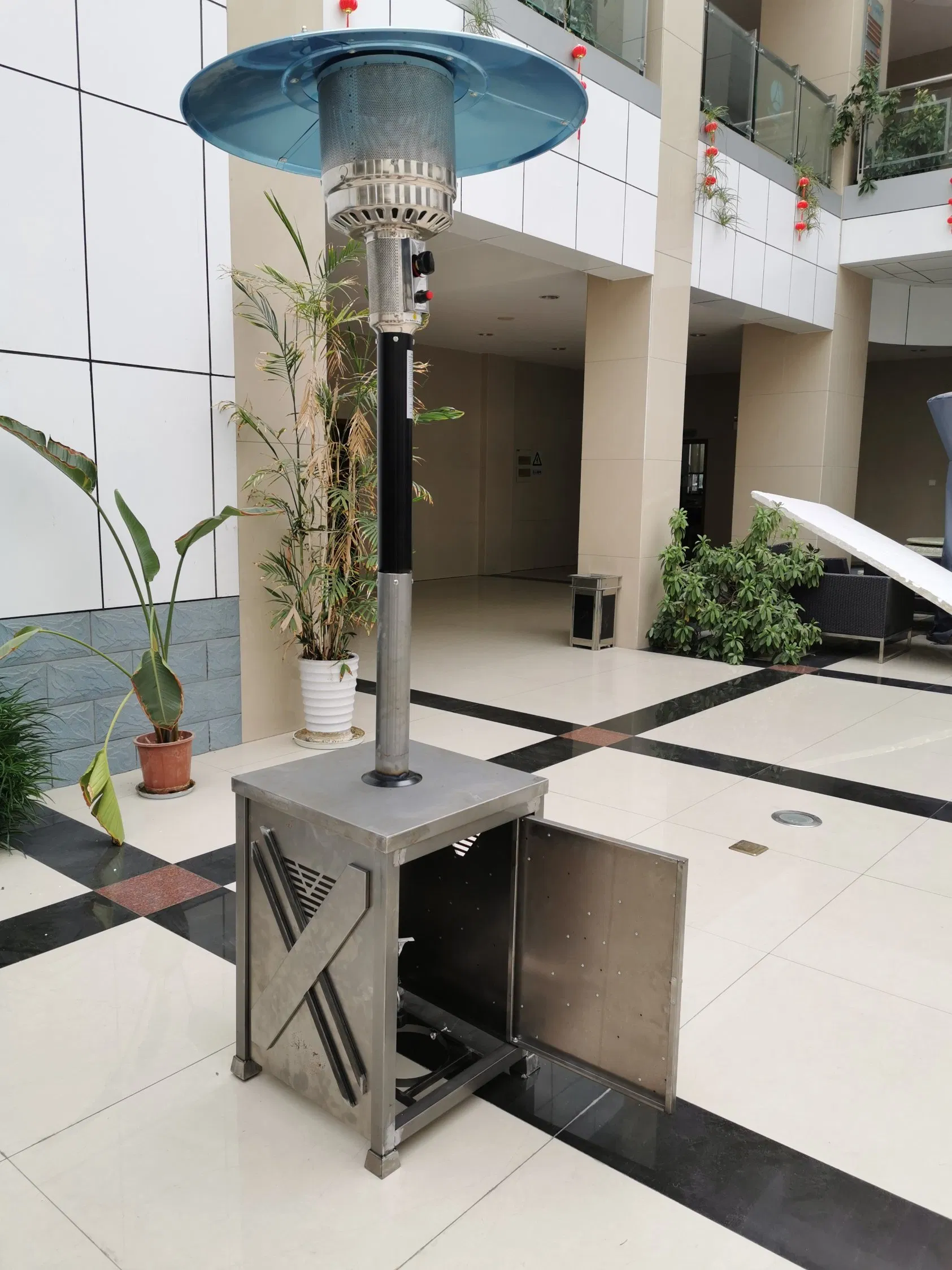 Outdoor Propane Standing Lp Iron Powder Gas Patio Heater