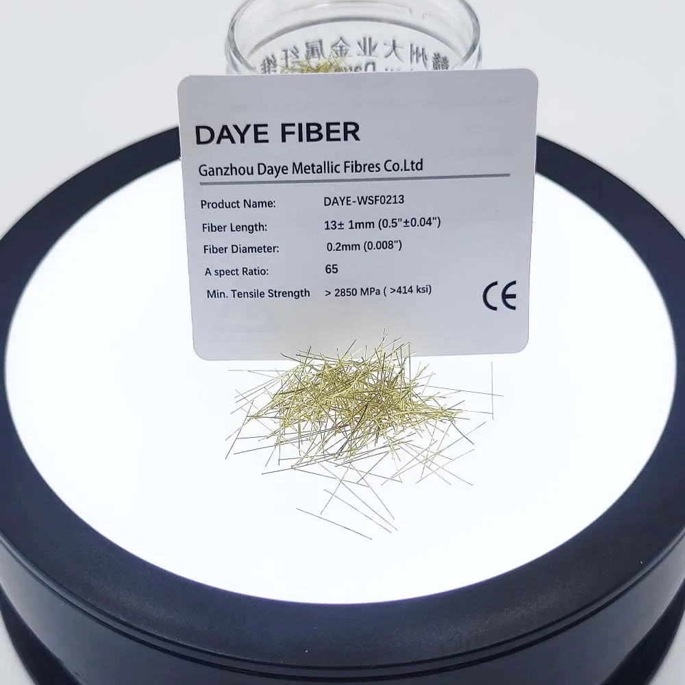 Diameter 0.2mm Length 20mm 304 Stainless Steel Straight Steel Fiber for Concrete Reinforcement Industrial Construction