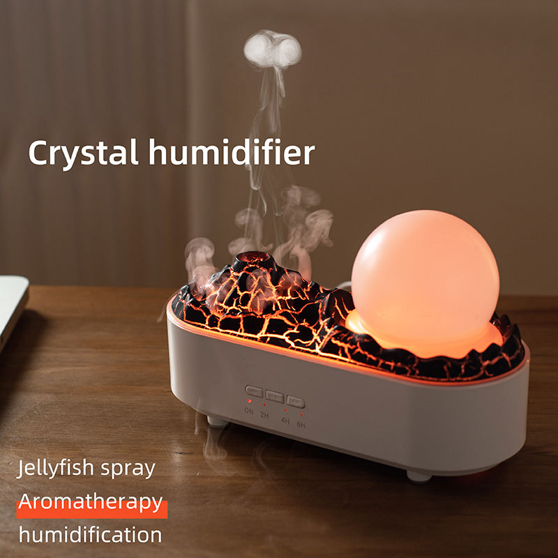 3D Flame Air Humidifier Diffuser USB Ultrasonic