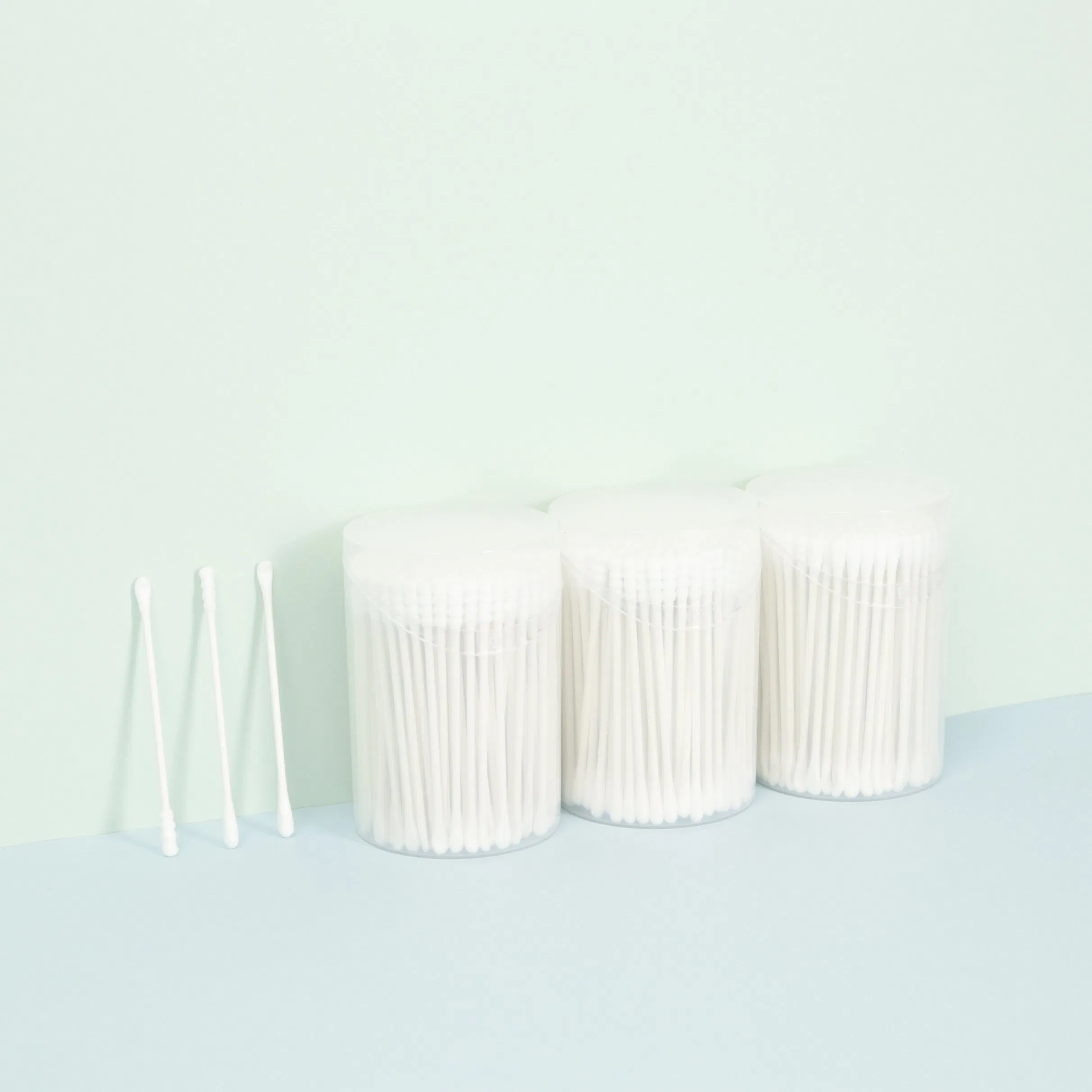 200 PCS Pop-up PP Box Friendly Soft Cotton Swabs for Baby Use