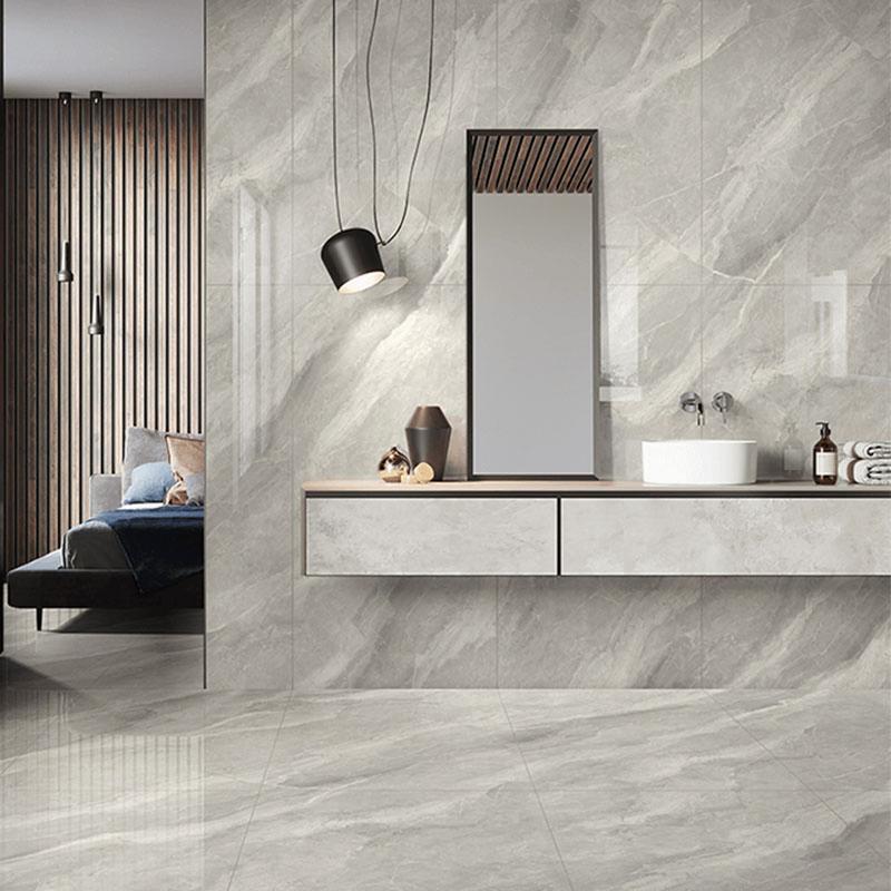 Керамогранитная плитка Prague Grey под горный камень