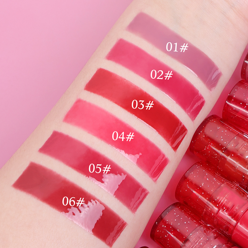Private Label Lip Gloss Shiny Lip Plumping Vegan Glitter Liquid Glossy Makeup Lipgloss