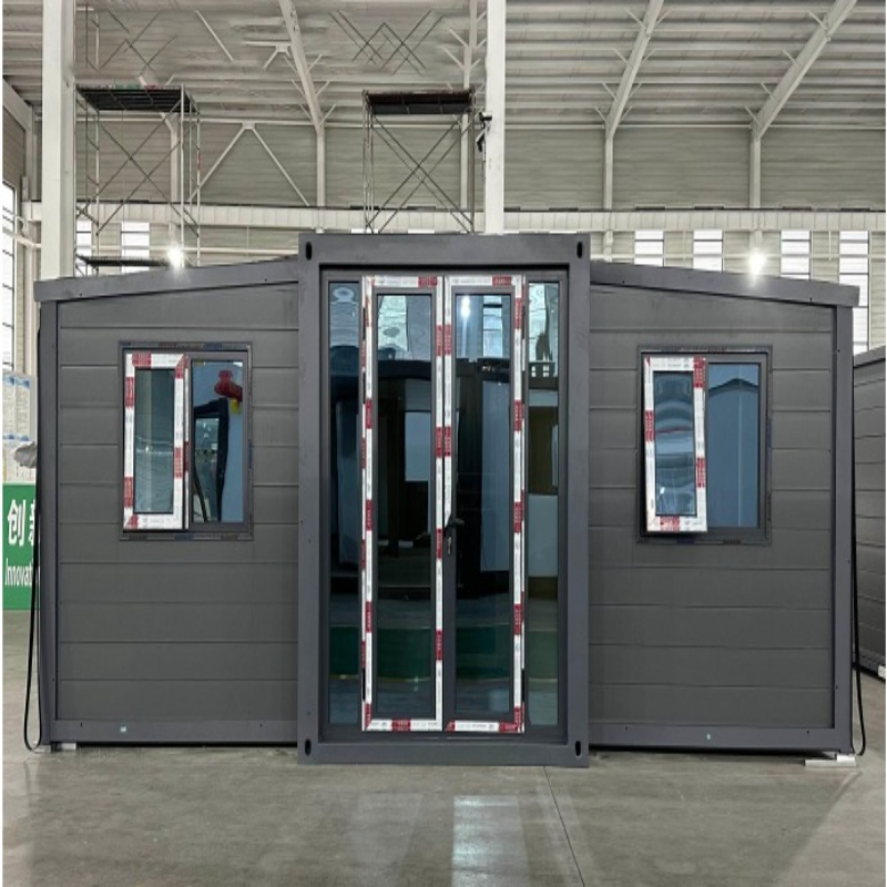 Expandable 2 Bedroom Container House Prefabricated Container House Modular Homes ISO Certified Netherlands Moisture Proof Thermal Insulation