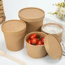 Paper Dessert Cups, Ice Cream Bowls Meal Bowl Chocolate Bowl, Noodles Bowl, Dessert Cup for Cold/Hot Food Bowl