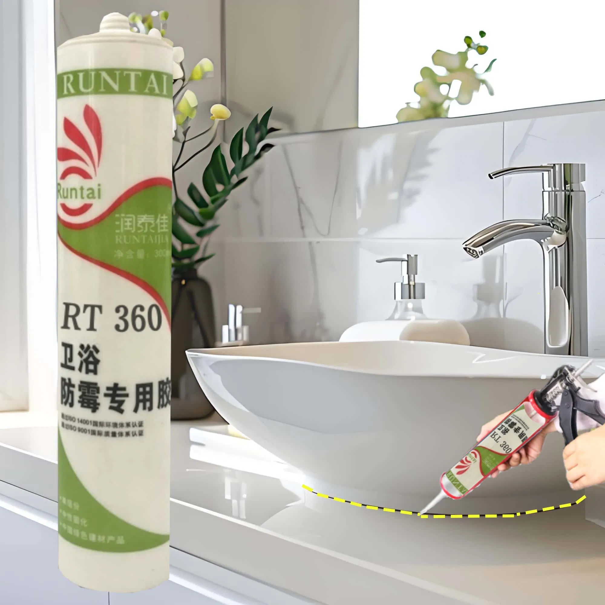 Hot Selling Waterproof Mildewproof Weatherproof Silicone Sealant for Bathroom Kitchen