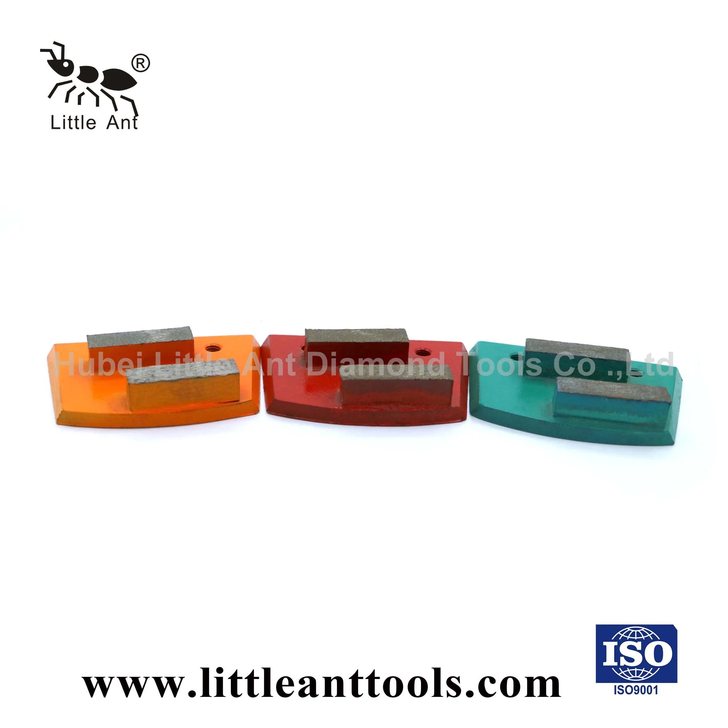 Diamond Polishing Pads for Concrete (Fan-shaped two Helical teeth three hole)