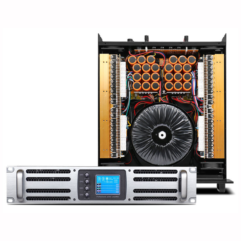 Powerful 4-Channel Amplifier for Clubs and Home Theaters