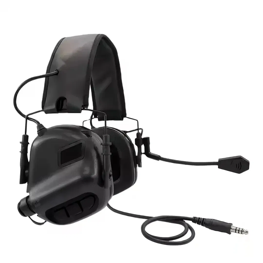 Premium Water-Resistant Tactical Headphones with Built-in Mic