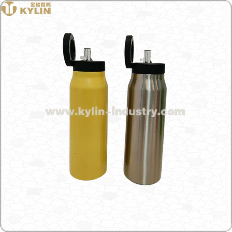 Stocked Vacuum Insulated Stainless Steel Travel 23oz 700ml Water Bottle with Phone Holder