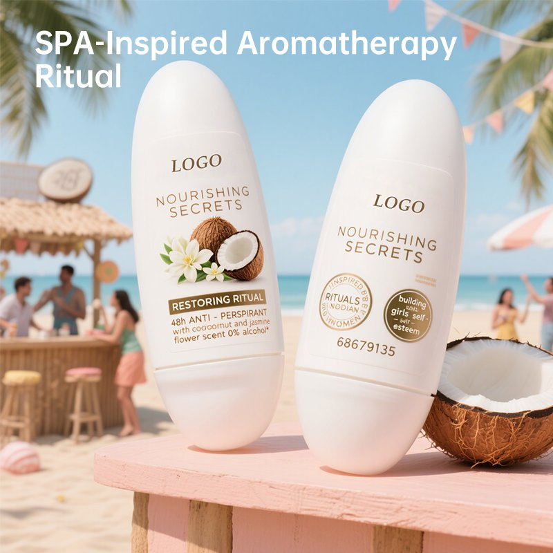 Coconut-Scented Antiperspirant Balls and Antiperspirant Products for Body Deodorization