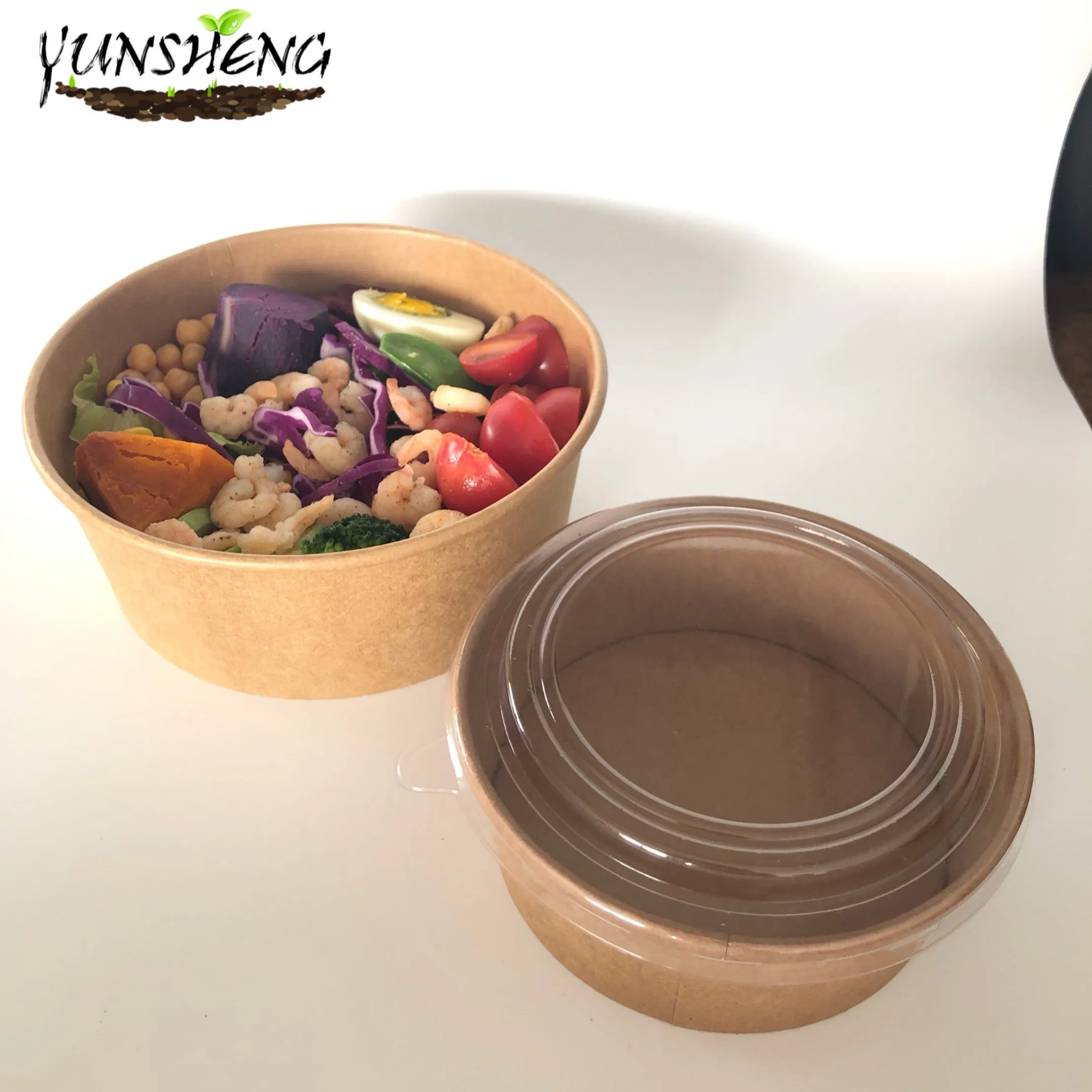 Brown Ice Cream Sundae Cups Disposable Kraft Paper Dessert Frozen Yogurt Bowls 8-Ounce Biodegradable Compostable Eco Friendly