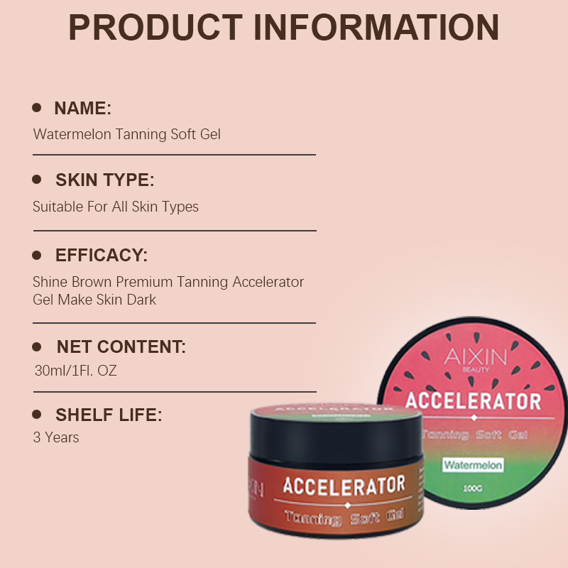 Beauty Cosmetics Skin Care Sunless Fake Tan Accelerator Self Watermelon Tanning Gel