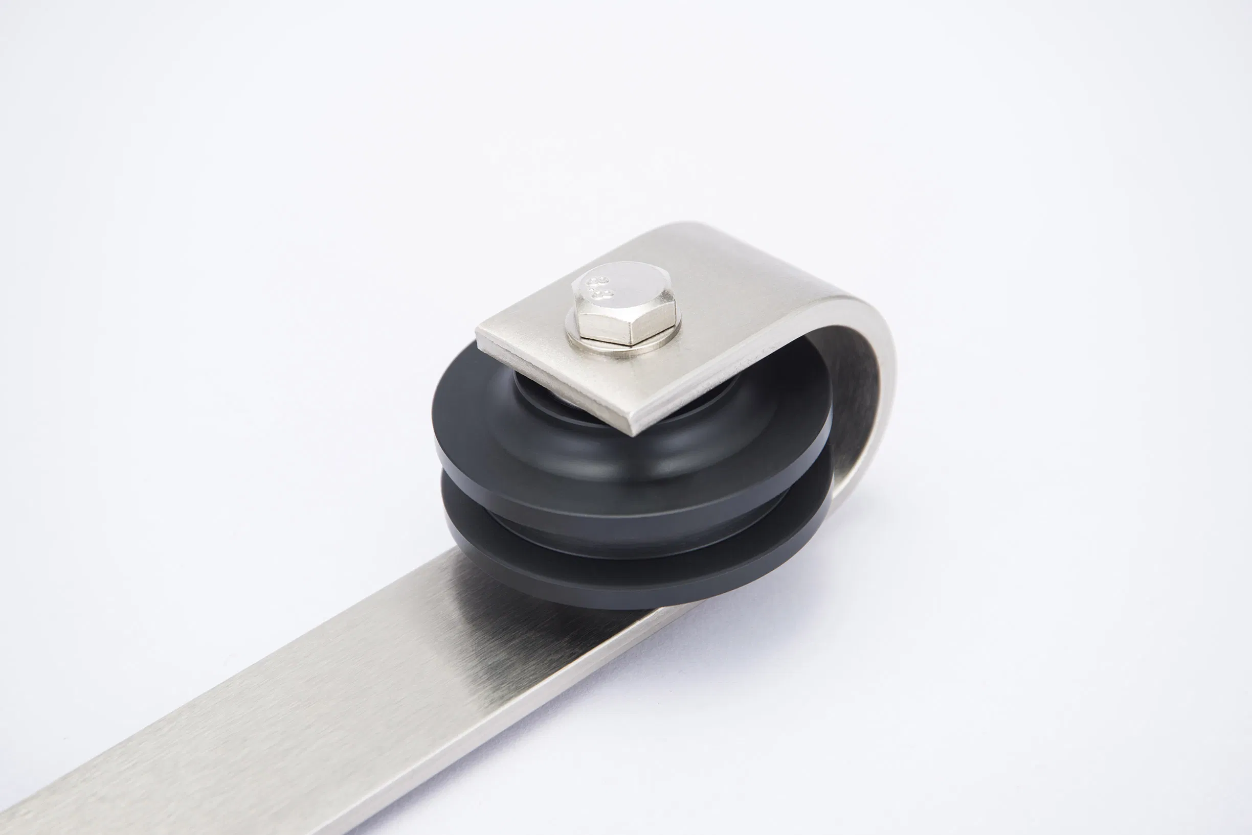 Black Barn Door Hardware Straight Strap Sliding Door Hardware