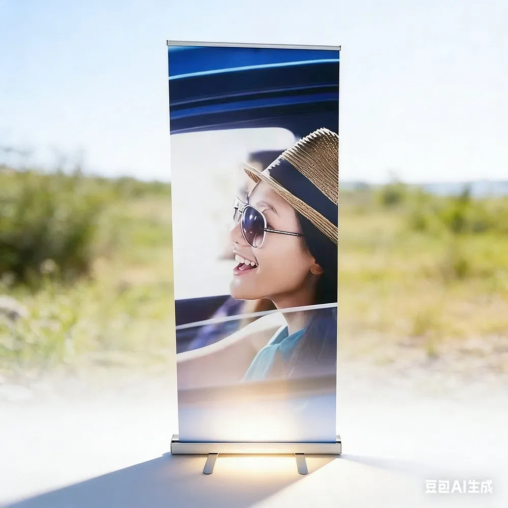 Tianlang Aluminum Handbag Advertisement Roll up Portable Roll-up Banner Stand