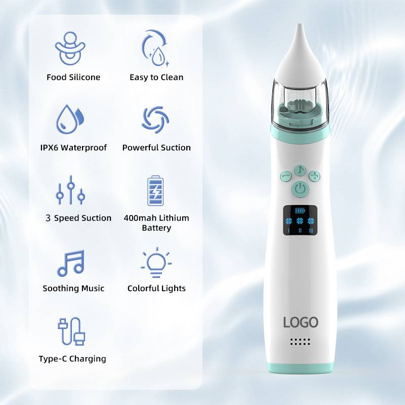 Automatic Booger Sucking Rechargeable Electric Baby Nasal Aspirator OEM