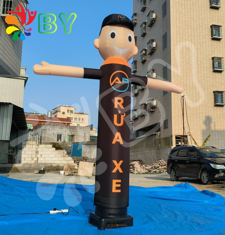 Best Quality Cheap Green Inflatable Wind Man Air Dancer Advertising Inflatable for Event