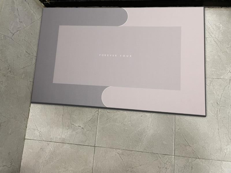 Custom Logo Bathroom Bath Rug Toilet Floor Mat Anti-Slip Absorbent Mat Carpets and Rugs Diatom Bath Mat
