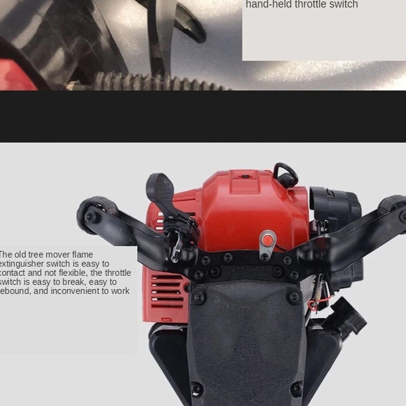 Бензиновый перфоратор 2-тактный портативный для камня