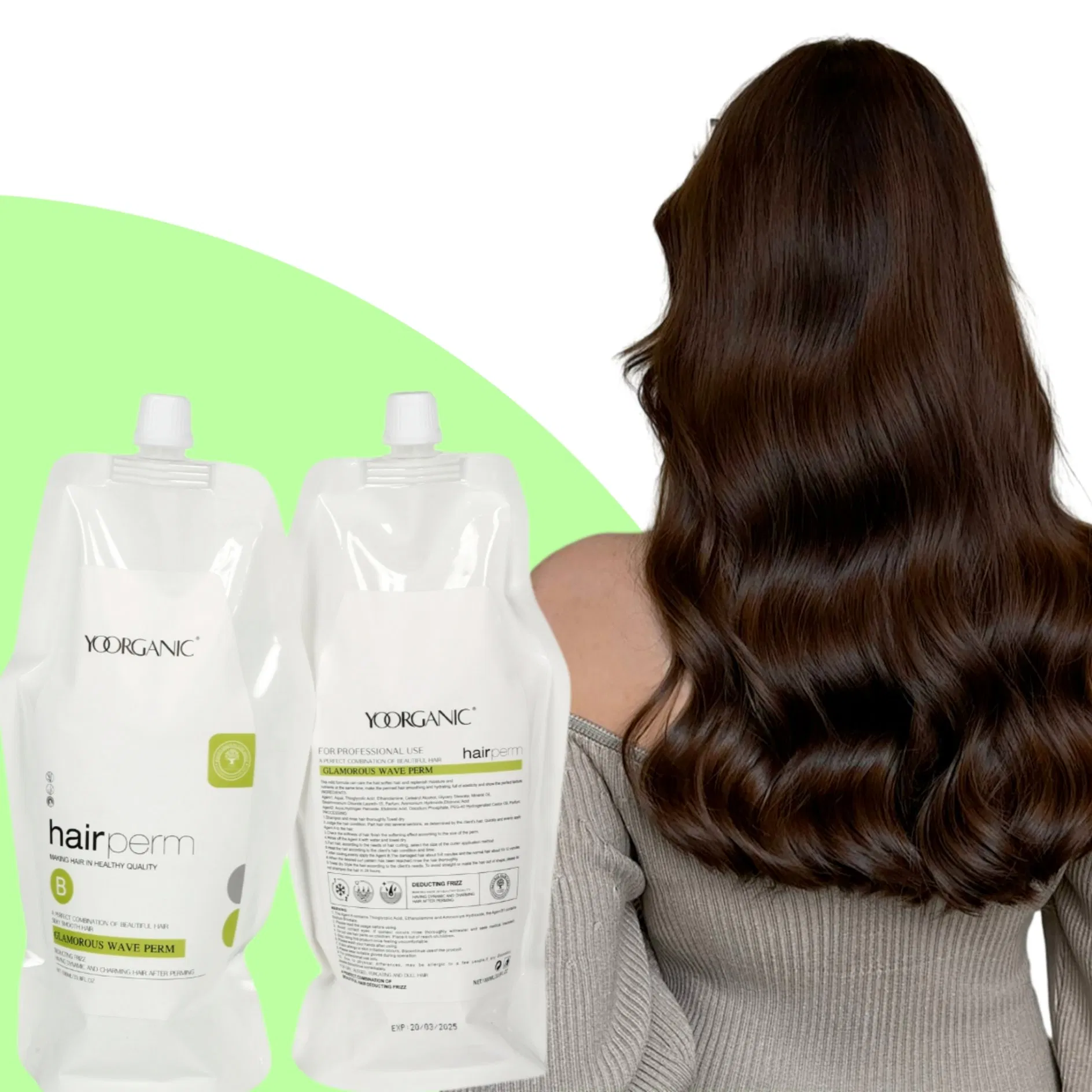 Customized High Quality Hair Perm 1000ml Hot Selling Permanent Best Hair Perm Lotion for Hair