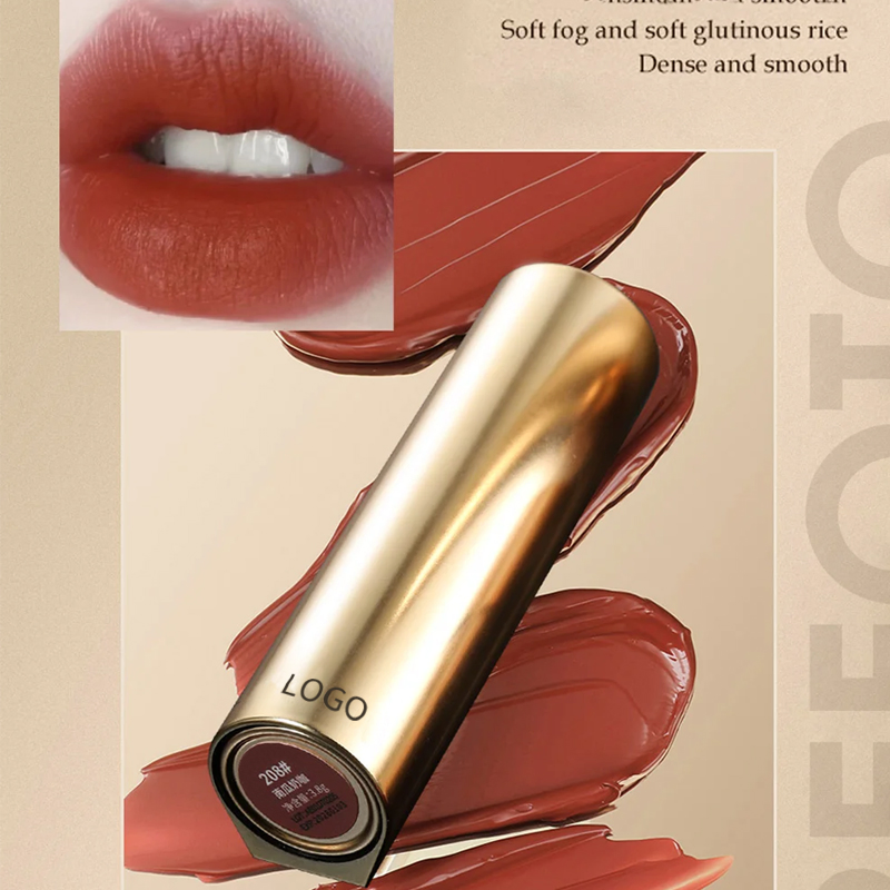 Ditong Cosmetic Private Label Waterproof Non-Sticky Velvet Matte Lipstick Non-Fading Lipstick