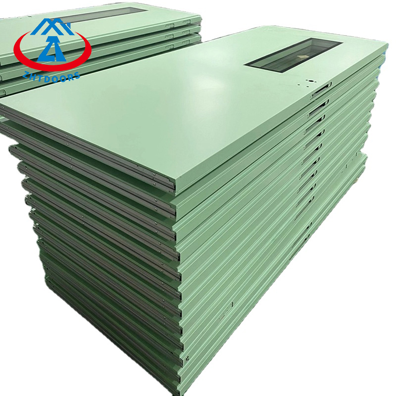 En Certificated Zhtdoors Ulul Certificated Price of Stainless Steel Fire Proof Rated Doors