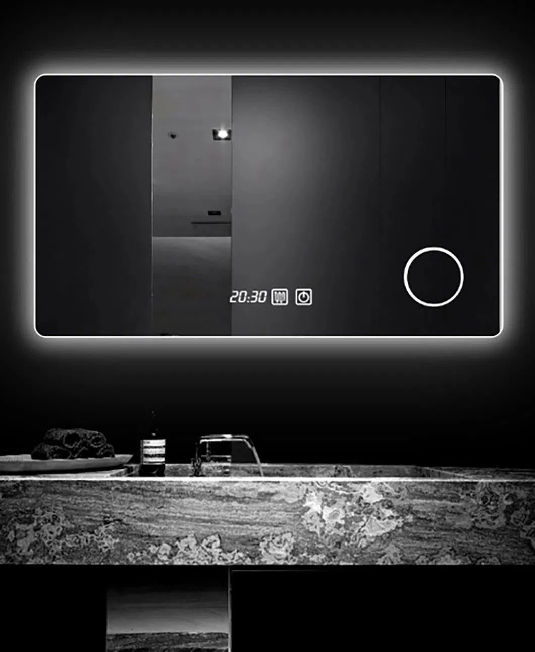 Premium LED Lighted Vanity Mirrors for Stylish Hotel Suites