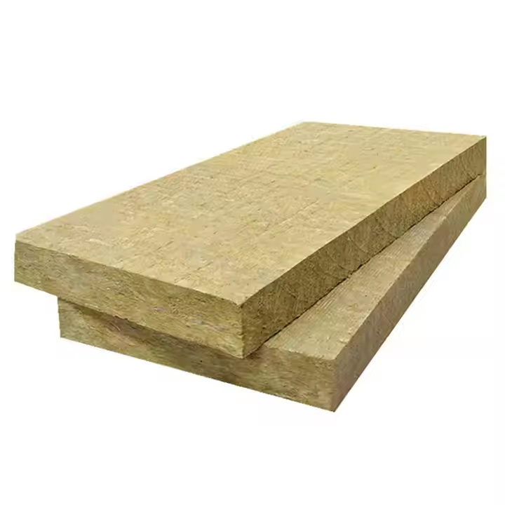 Factory Wholesale Insulation Material Basalt Rock Wool Board Soundproof Rock Wool Board