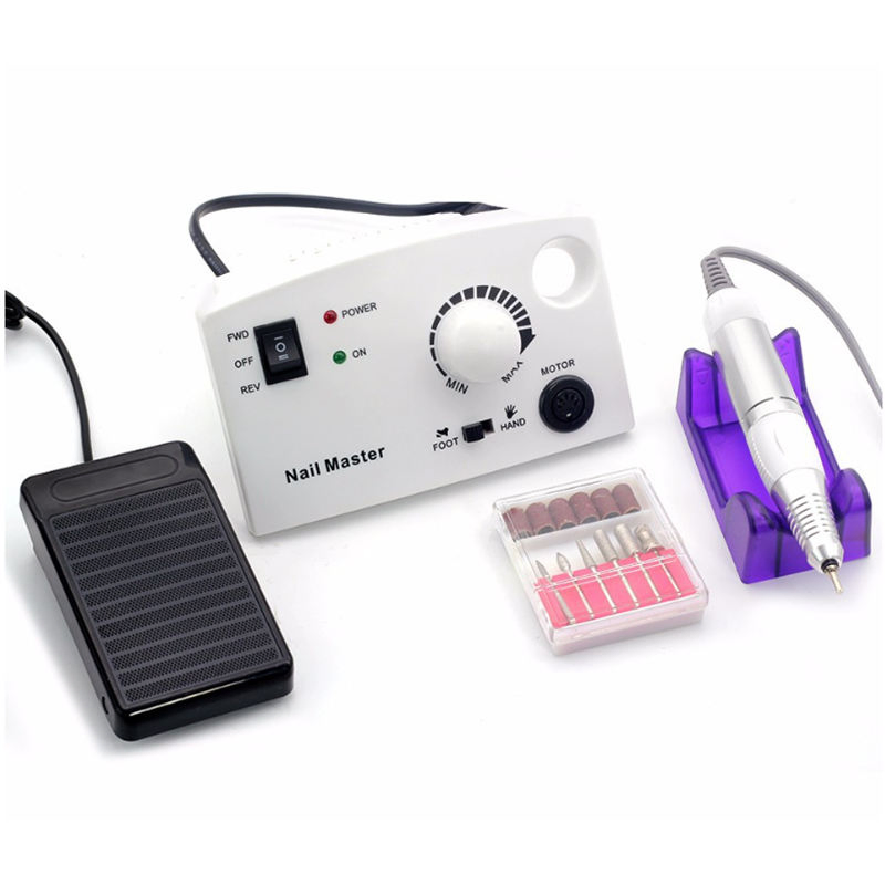 25000rpm Professional Nail Drill Electric Machine Manicure Art File False Pedicure Set