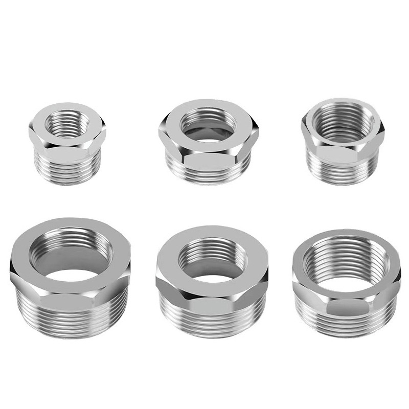 Custom CNC Machining Stainless Steel Pipe Reducer Bushing