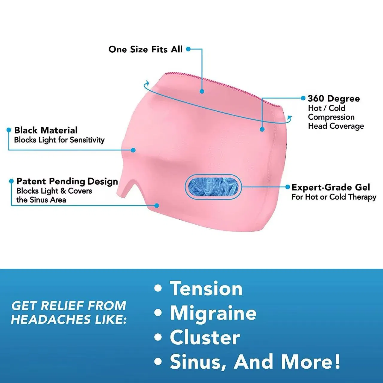 Relaxing Eye Mask for Stress Relief and Gentle Cooling