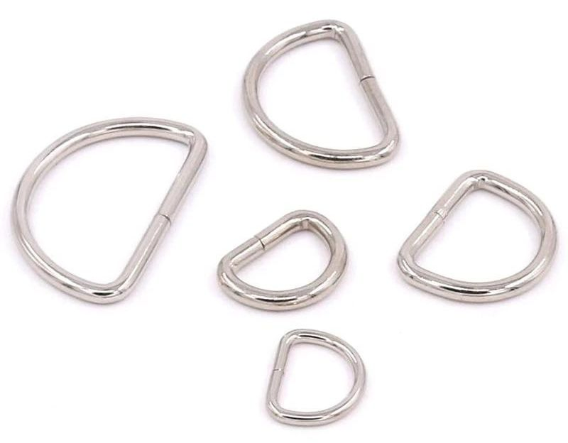 Futeng Stainless Steel D-Ring Buckle Metal D Ring for Bag Hardware Accessories