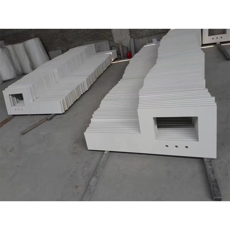 White/Grey Black Artificial Marble Stone Quartz Counter Top Price