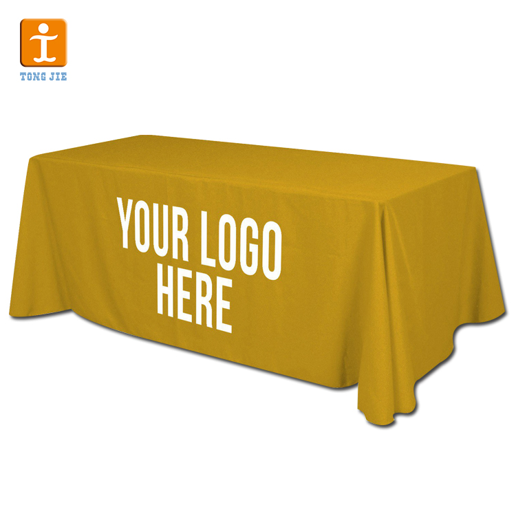 Customized Advertising Printed Logo Stretch Cloth Table Cloth for Events