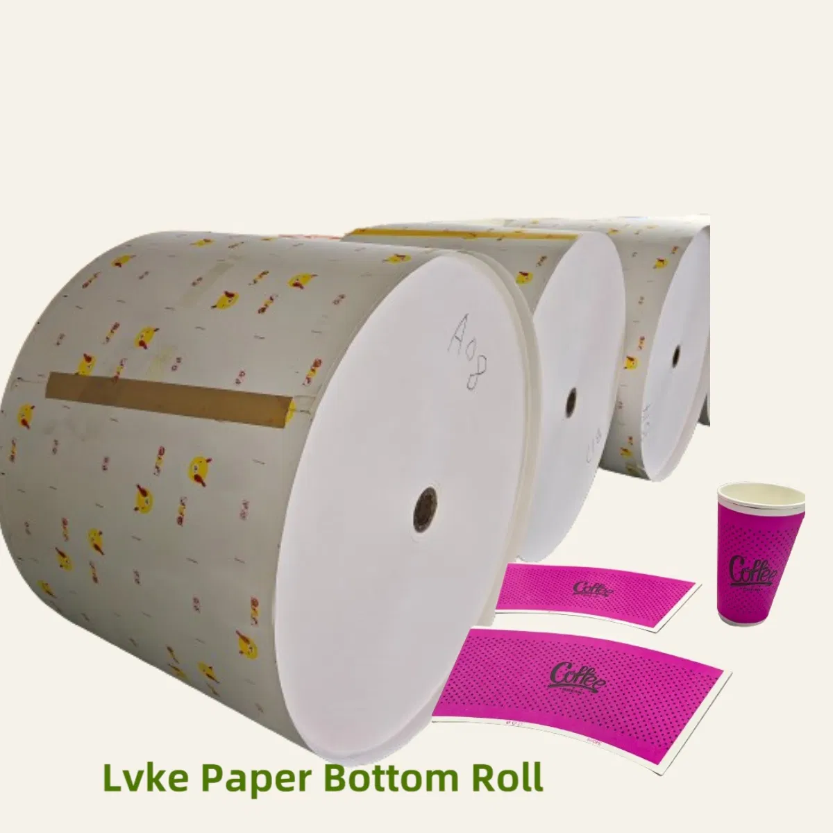 Paper Cup Fan for Making 100% Biodegradable Paper Cups in Roll