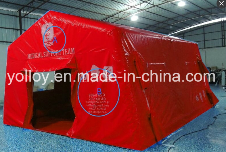 Emergency Relief Inflatable Medical Rescue Mobile Hospital Quarantine Shelter Tent