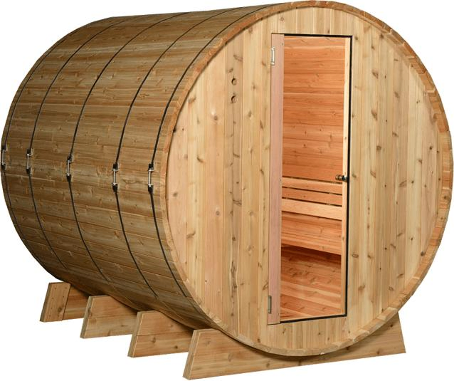 Timber Interior High-Temperature Resistance Waterproof 4 Person Steam Sauna Shower
